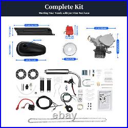 100cc 2-Stroke Electric Bike Gas Engine Kit Motorized Bicycle Motor Air Cooling