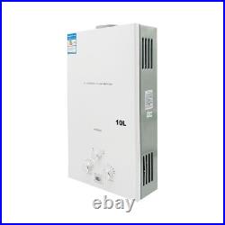 10L 20KW LPG Tankless Hot Water Heater Kit Propane Gas Water Heater Wall-Mounted