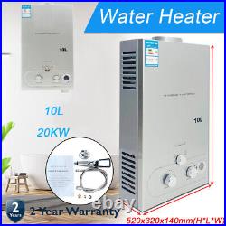 10L Propane LPG Gas Tankless Instant Hot Water Heater Camping Outdoor Shower Kit