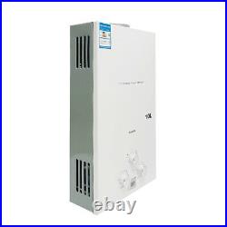 10L Tankless Natural Gas Water Heater with Shower Kit 2.64 GPM Stainless Steel