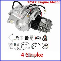 125CC 3-Speed Semi Auto Engine Motor Kit with Reverse Fits ATV Quad Bike Go Kart