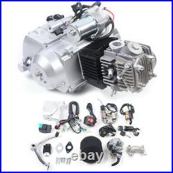 125CC 4-Speed Semi Auto Engine Motor Kit with Reverse For ATV Quad Bike Go Kart