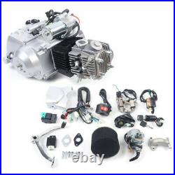 125CC 4-Stroke Bicycle Engine Kit Petrol Gas Motor For Motorised Dirt Bike ATV