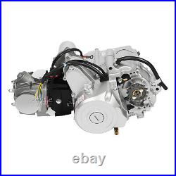 125CC Semi Auto Engine Motor Kit 3-Speeds with Reverse For ATV Go Kart Quad Bike