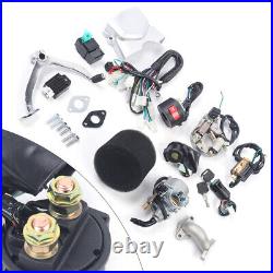 125CC Semi Auto Engine Motor Kit 4-Speeds with Reverse For ATV Go Kart Quad Bike