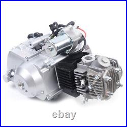 125CC Semi Auto Engine Motor Kit 4-Speeds with Reverse For ATV Go Kart Quad Bike