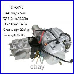 125cc 3+1 Semi Auto + Reverse Engine Motor Kit PIT QUAD DIRT BIKE ATV DUNE BUGGY