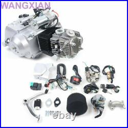 125cc 4-Speed Semi Auto Engine Motor Kit For Pit Buggy Quad Bike ATV with Reverse