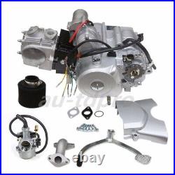 125cc 4 Stroke Engine Motor Kit Semi Auto 3+1 Reverse for ATV QUAD BIKE GO KART