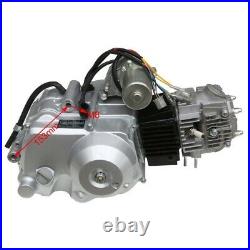125cc Semi Auto Engine Motor 3+1 Exhaust Kit ATV Quad Taotao Kazuma Buggy Gokart