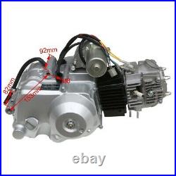12V 125cc Semi Auto Engine Motor Kit Reverse Wiring, Battery Electric Start ATV