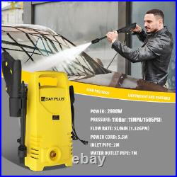 1600PSI Electric Pressure Washer High Power Jet Car Wash Garden Patio Cleaner