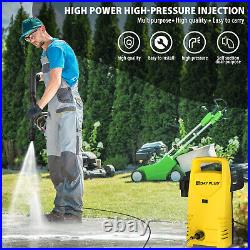 1600PSI Electric Pressure Washer High Power Jet Car Wash Garden Patio Cleaner