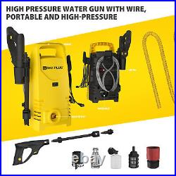 1600PSI Electric Pressure Washer High Power Jet Car Wash Garden Patio Cleaner