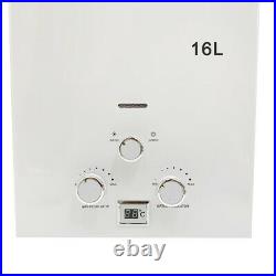 16L 32KW LPG Hot Water Heater Propane Gas Tankless Water Heater with Shower Kit