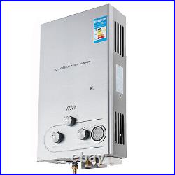 16L Propane Gas LPG Instant Hot Water Heater Tankless Boiler Shower Kit Outdoor
