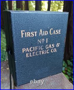 1890 Johnson & Johnson First Aid Case #1 Kit for Pacific Gas & Electric, PG&E