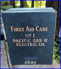 1890 Johnson & Johnson First Aid Case #1 Kit for Pacific Gas & Electric, PG&E