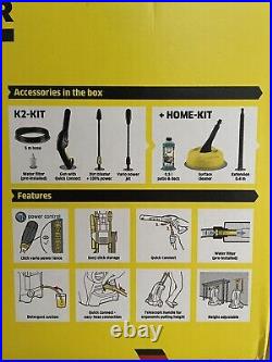 2022 Karcher K2 High Pressure Washer includes extras + Home Kit NEW