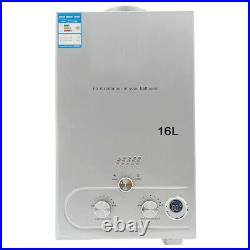 32KW 16L 4.3GPM LPG Propane Gas Instant Hot Water Heater with Shower Kit Gray uk