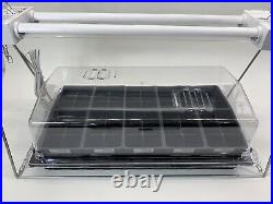 60 Cell Clone Seed Propagation Kit 19W LED 20x10 TRAY TALL VENTED HUMIDITY DOME