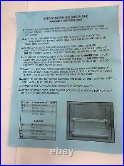 60 Cell Clone Seed Propagation Kit 19W LED 20x10 TRAY TALL VENTED HUMIDITY DOME