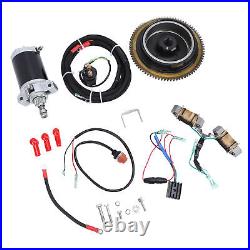 66M 85550 10 Electric Start Motor Flywheel Kit for Outboard Engines