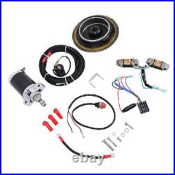 66M 85550 10 Electric Start Motor Flywheel Kit for Outboard Engines