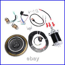 66M 85550 10 Electric Start Motor Flywheel Kit for Outboard Engines