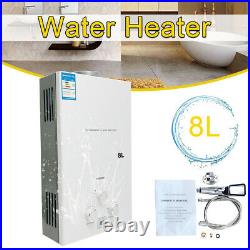 8L 16KW LPG Gas Instant Water Heater Propane Tankless Water Heater with Shower Kit