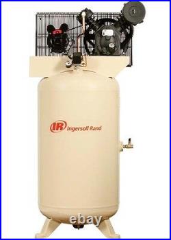 Air Compressor & Start Kit 80 Gallon 230V 5 HP 175 PSI 1 Ph 14.7 CFM