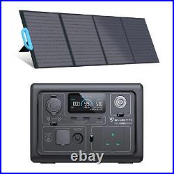 BLUETTI 600W Portable Power Station EB3A Generator 200W Solar Panel Kits Mono UK
