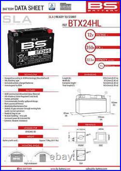 BS SLA Sealed Battery Polaris All Electric Start Kits 1985-1993 BTX24HL