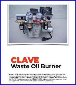 Clave Waste Oil Burner kit for heater, furnace or boiler very clean burn