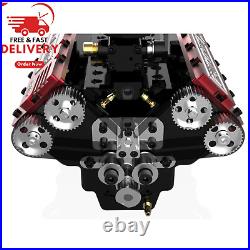 Eight Cylinder 4 Stroke Nitro Engine Model For RC Car And Boat Water-cooled