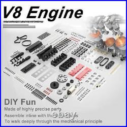 Eight Cylinder 4 Stroke Nitro Engine Model For RC Car And Boat Water-cooled