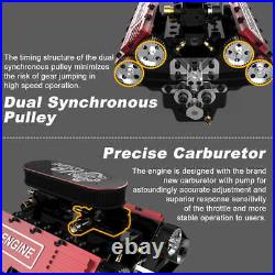 Eight Cylinder 4 Stroke Nitro Engine Model For RC Car And Boat Water-cooled