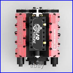 Eight Cylinder 4 Stroke Nitro Engine Model For RC Car And Boat Water-cooled