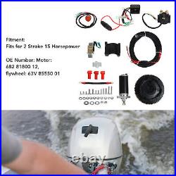 Electric Start Conversion Kit 2 Stroke 15HP Outboard Motor OE Number 682 81800