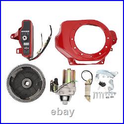 Electric Start Kit Enhanced Performance Starter Motor Ignition Flywheel Cover