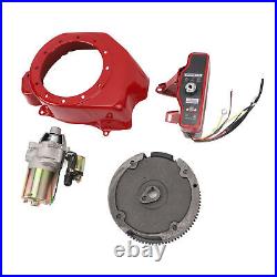 Electric Start Kit Enhanced Performance Starter Motor Ignition Flywheel Cover