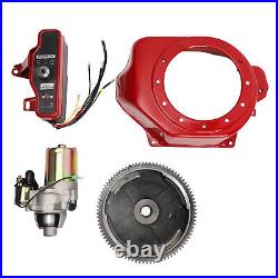 Electric Start Kit Enhanced Performance Starter Motor Ignition Flywheel Cover