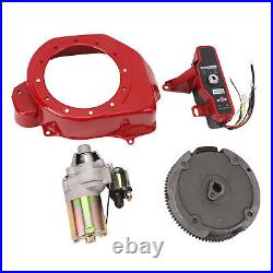 Electric Start Kit Enhanced Performance Starter Motor Ignition Flywheel Cover