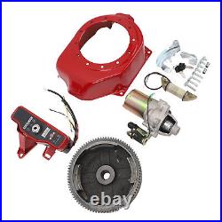 Electric Start Kit Enhanced Performance Starter Motor Ignition Flywheel Cover