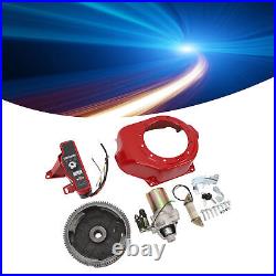 Electric Start Kit Enhanced Performance Starter Motor Ignition Flywheel Cover