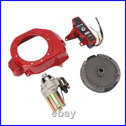 Electric Start Kit Enhanced Performance Starter Motor Ignition Flywheel Cover