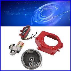 Electric Start Kit Enhanced Performance Starter Motor Ignition Flywheel Cover