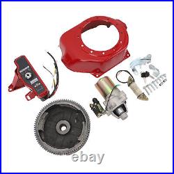 Electric Start Kit Enhanced Performance Starter Motor Ignition Flywheel Cover