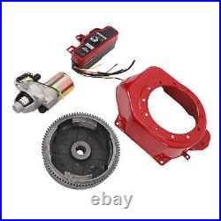 Electric Start Kit Enhanced Performance Starter Motor Ignition Flywheel Cover