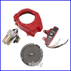 Electric Start Kit Enhanced Performance Starter Motor Ignition Flywheel Cover